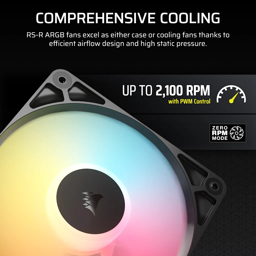 Corsair RS120-R 3-Pack thumbnail 6