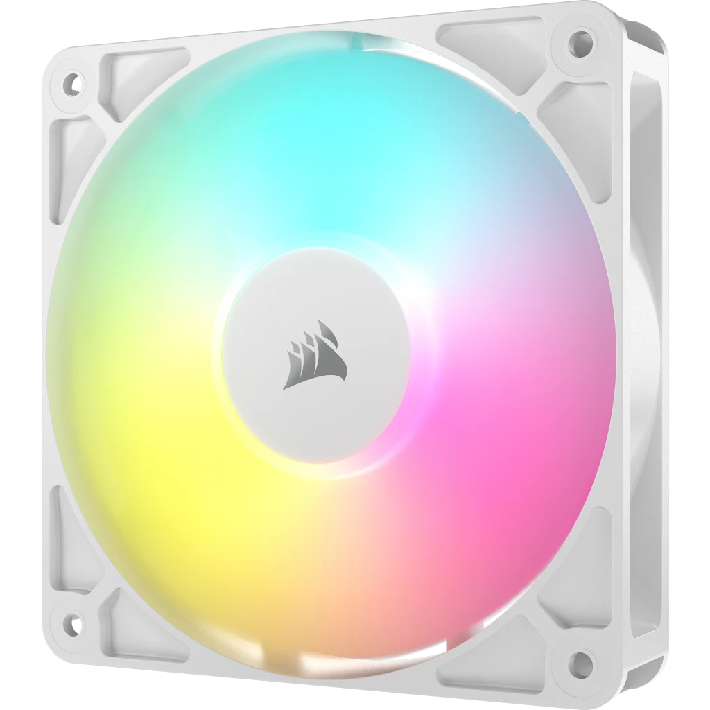 RS120 ARGB 120mm PWM Fans - Triple Pack - White