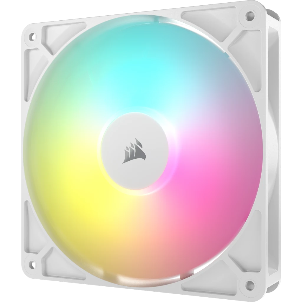 RS140 ARGB 140mm PWM Fans - Dual Pack - White