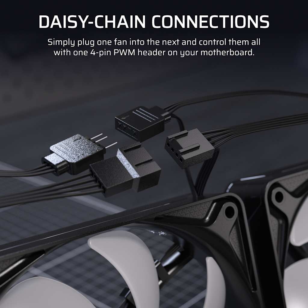 Corsair RS120 II ARGB 120mm PWM Fan thumbnail 5