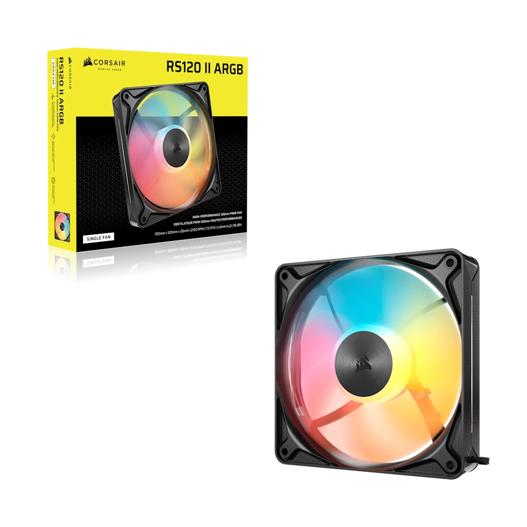 Corsair RS120 II ARGB 120mm PWM Fan thumbnail 8