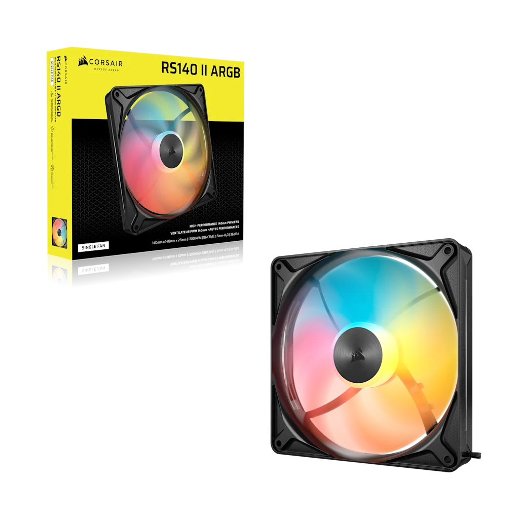 Corsair RS140 II ARGB 140mm PWM Fan thumbnail 8