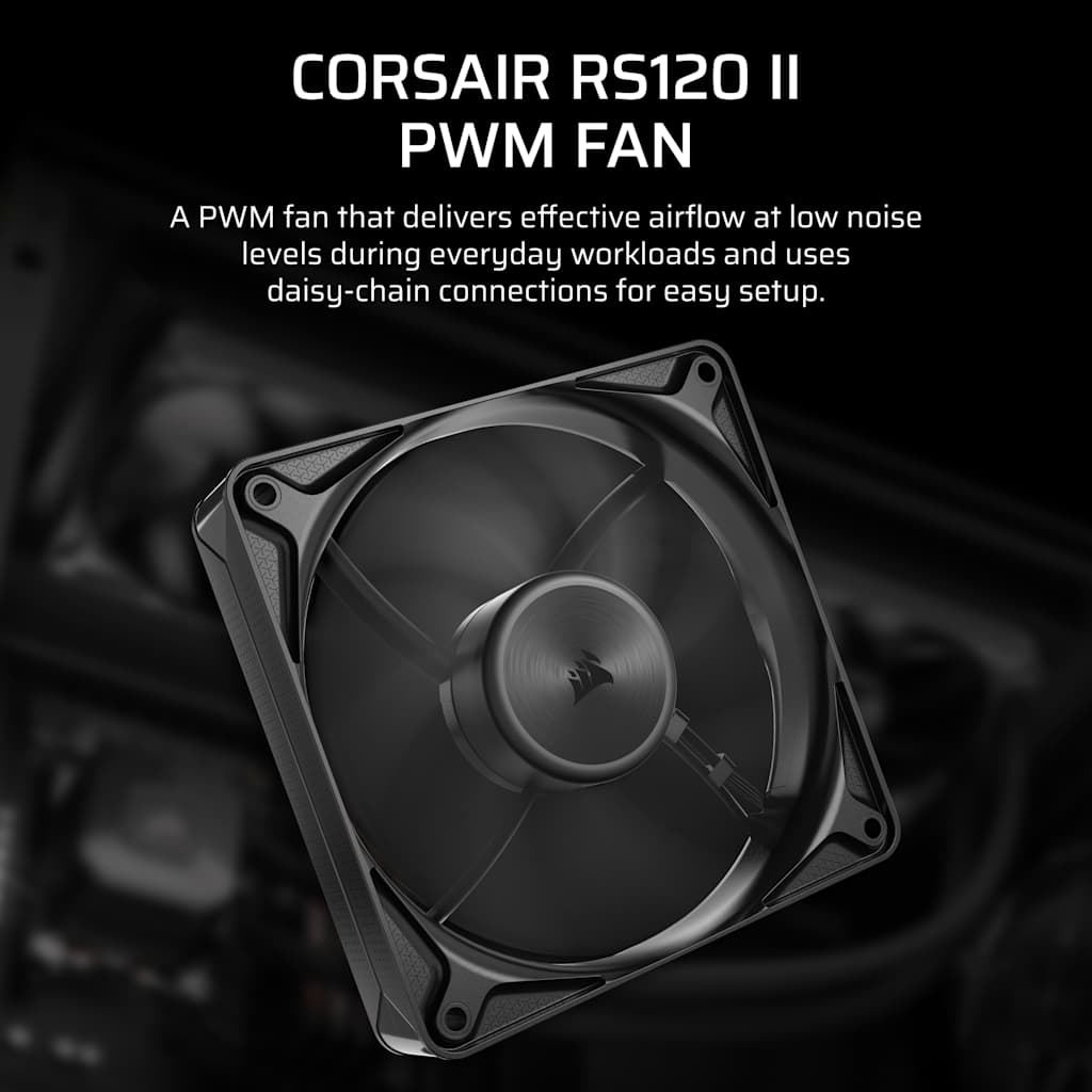 Corsair RS120 II 120mm PWM Fan thumbnail 2