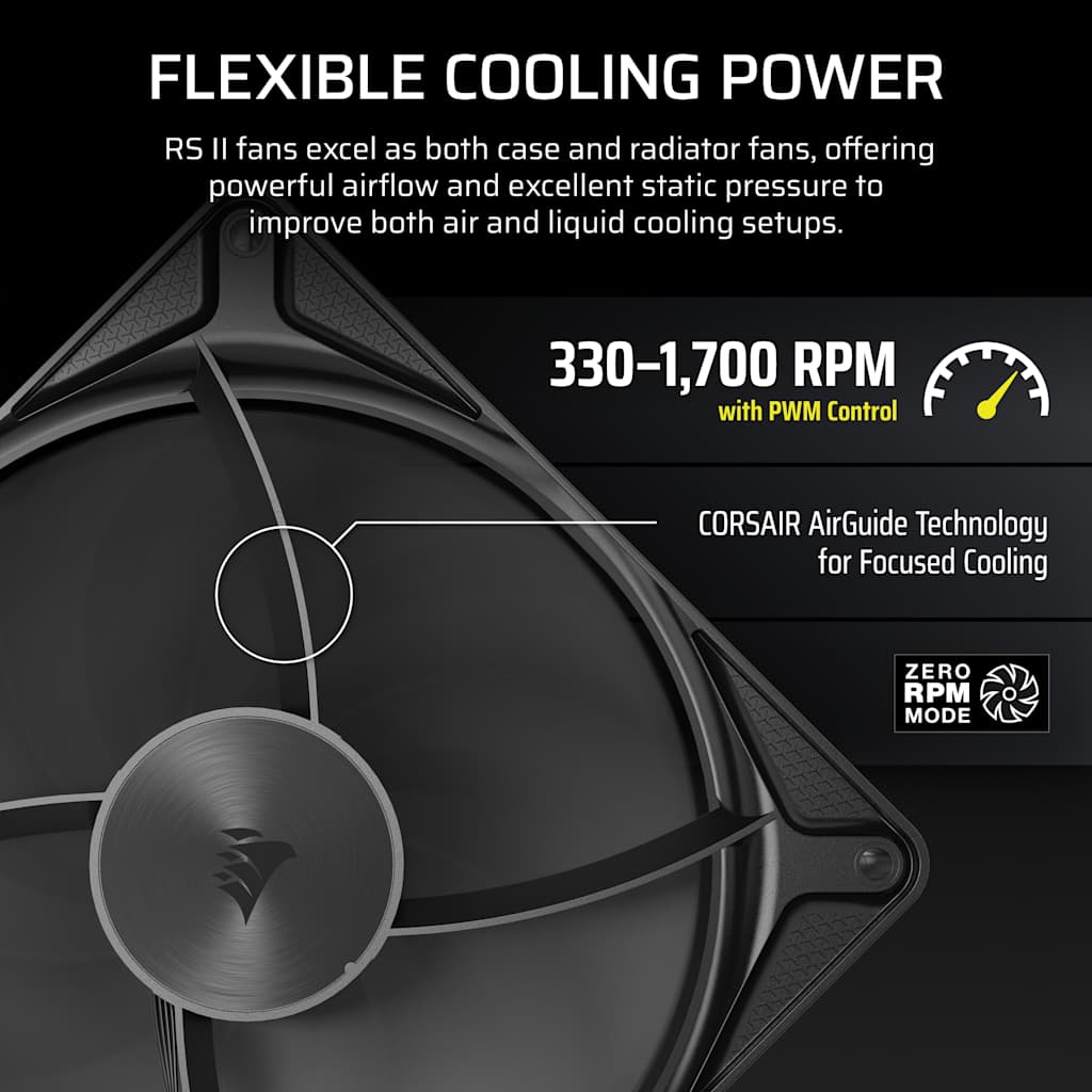 Corsair RS140 II 140mm PWM Fan thumbnail 5