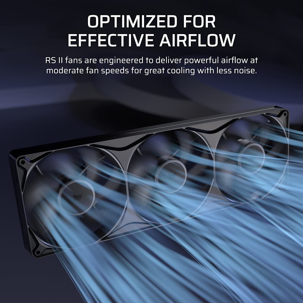 Corsair RS360 II Unified Frame PWM Fans thumbnail 3