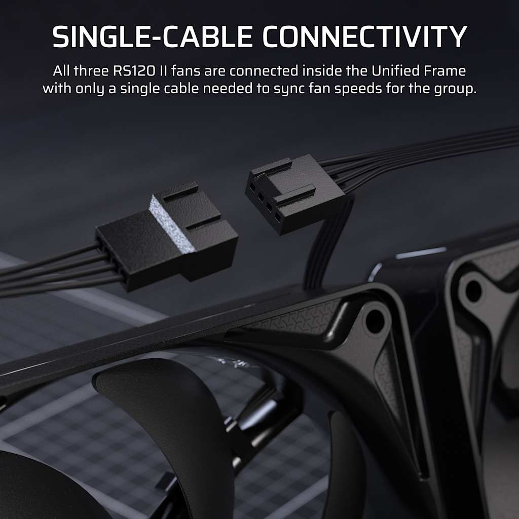 Corsair RS360 II Unified Frame PWM Fans thumbnail 4