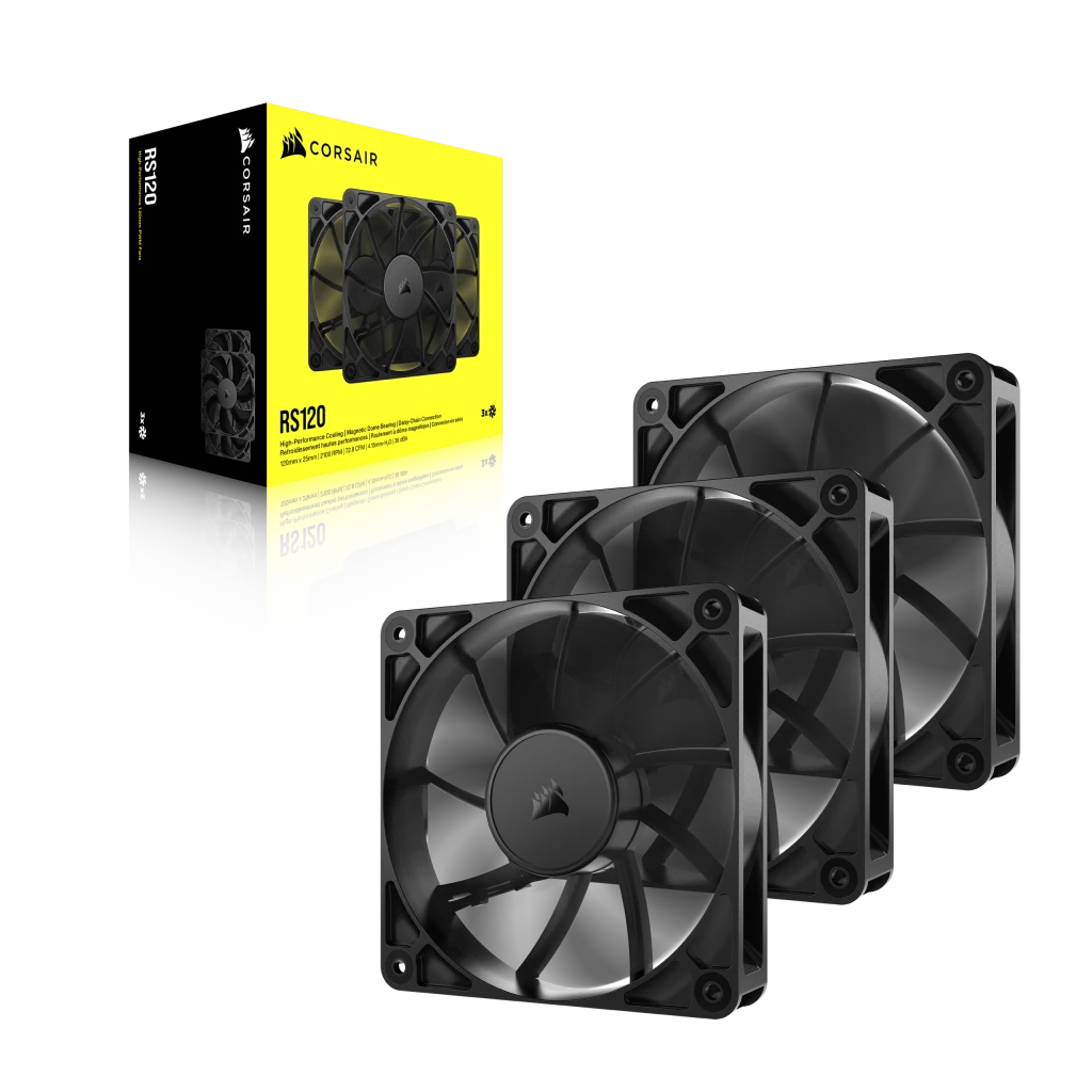 RS120 120mm PWM ファン - トリプルパック