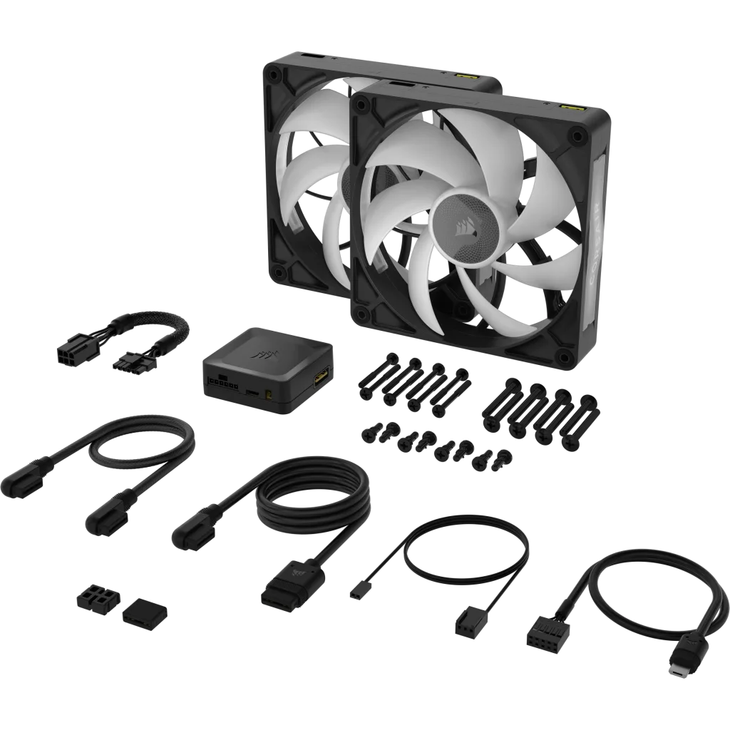 iCUE LINK RX140 MAX RGB 140mm PWM 厚型ファン スターター iCUE LINK RX140 MAX RGB 140mm PWM 厚型ファン スターター