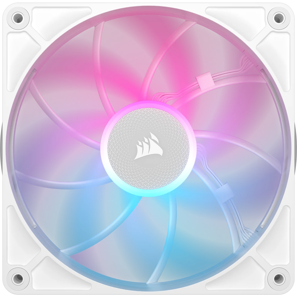 iCUE LINK RX140 MAX RGB 140mm PWM Thick Fan Expansion - White