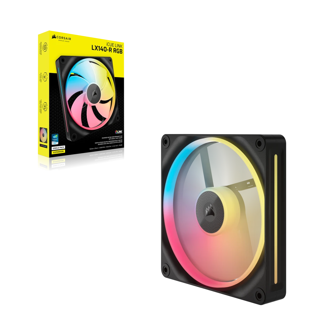 iCUE LINK LX140-R RGB 140mm PWM Reverse Fan Expansion