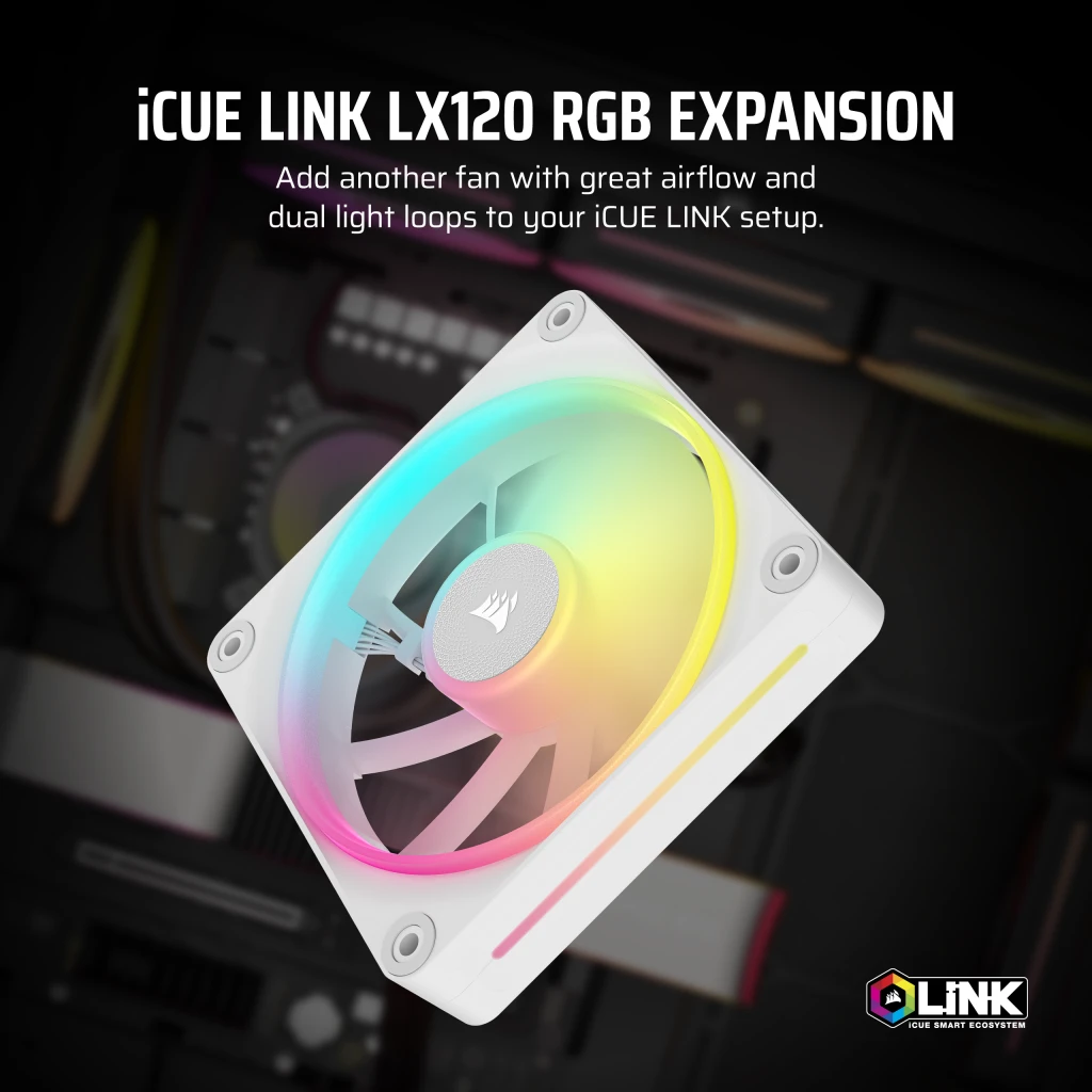 RGB PC ケースファン | iCUE RGB システムファン | CORSAIR