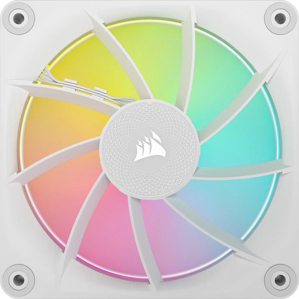 iCUE LINK LX120 RGB 120mm PWM Fans Starter Kit - White (Revival
