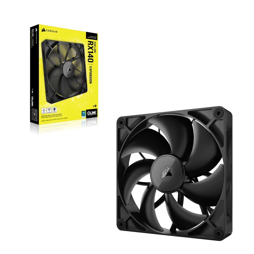 iCUE LINK RX140 140mm PWM Single Fan Expansion