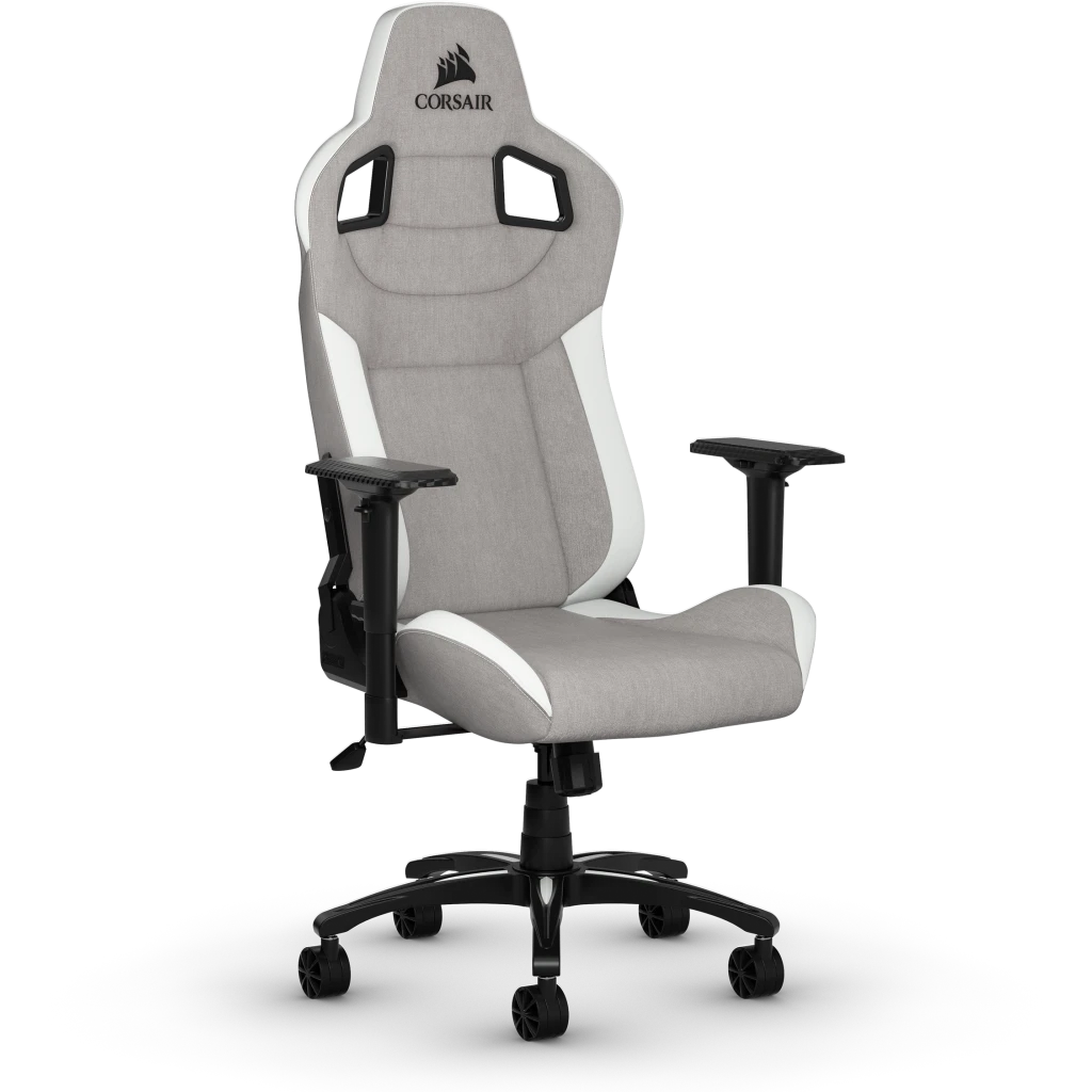 T3 RUSH Gaming Chair — Grey/White (UK)