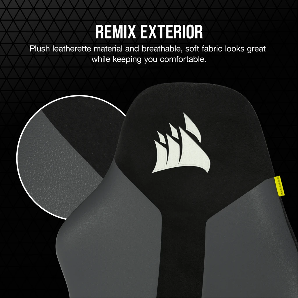 TC70 REMIX Gaming Chair - Relaxed Fit - Grey