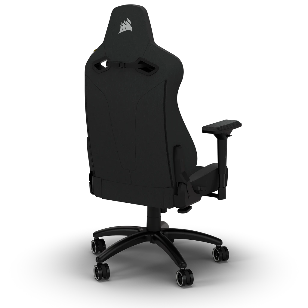 TC200 Gaming Chair – Soft Fabric – Black/Black