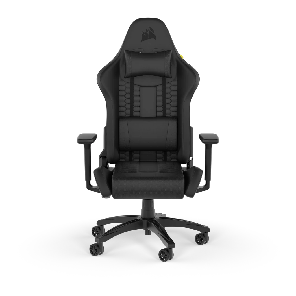 Chair Black/Black TC100 RELAXED Gaming Leatherette -