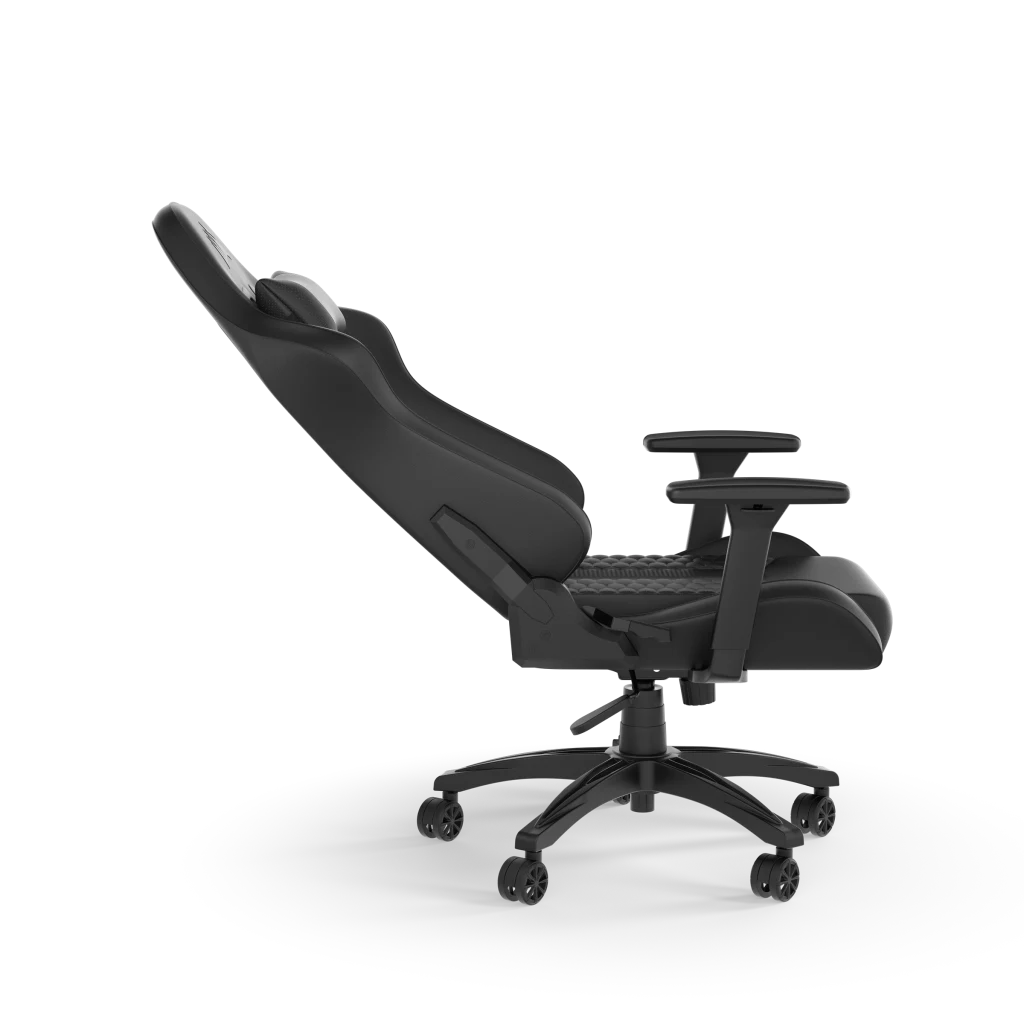 TC100 RELAXED Gaming Chair - Leatherette Black/Black