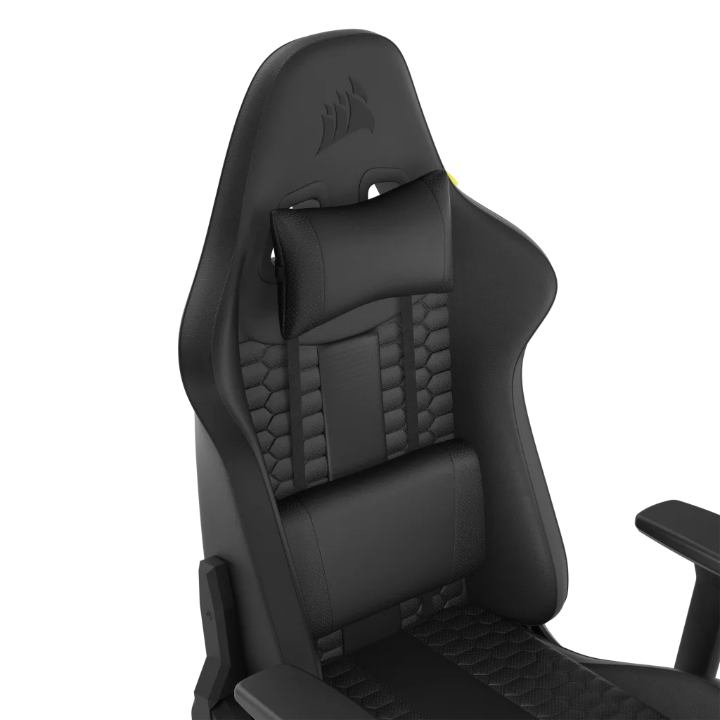 TC100 RELAXED Gaming Chair - Leatherette Black/Black | Stühle