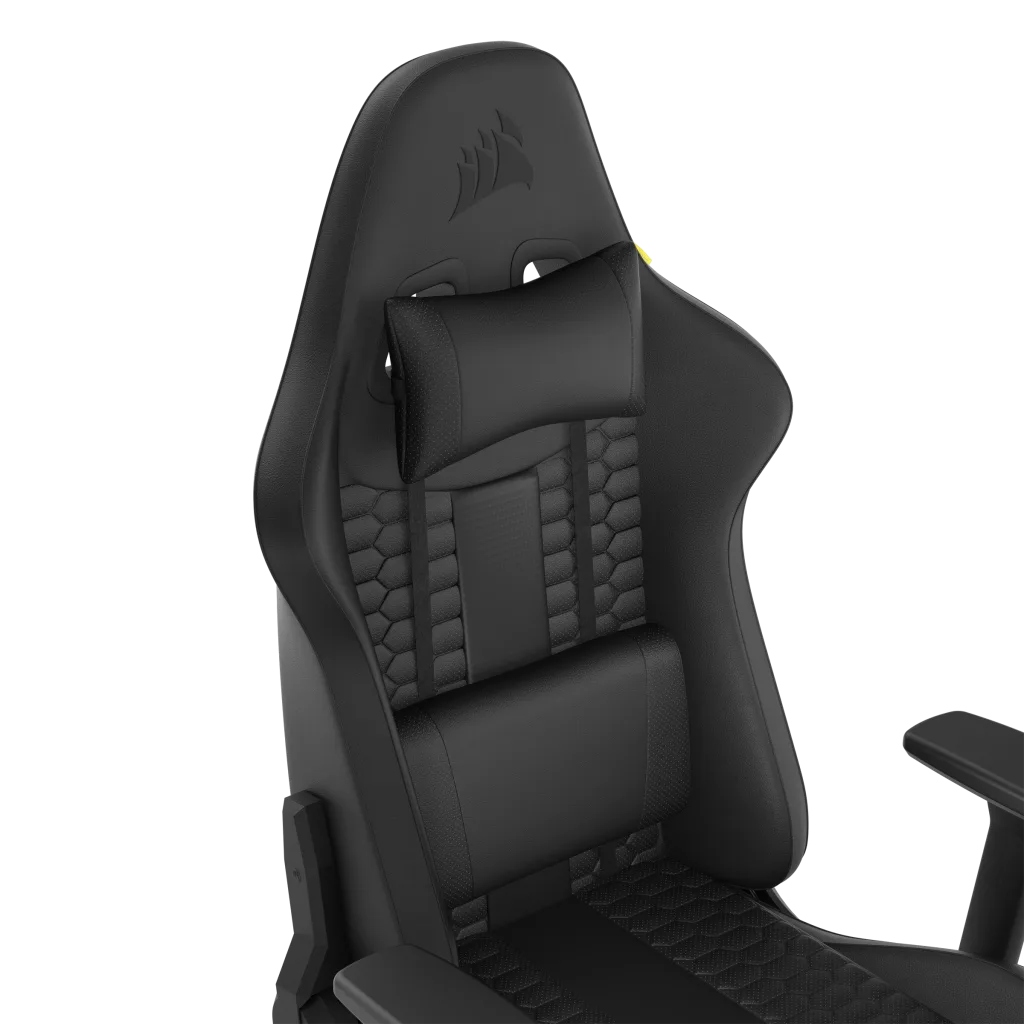 TC100 RELAXED Gaming Chair - Leatherette Black/Black