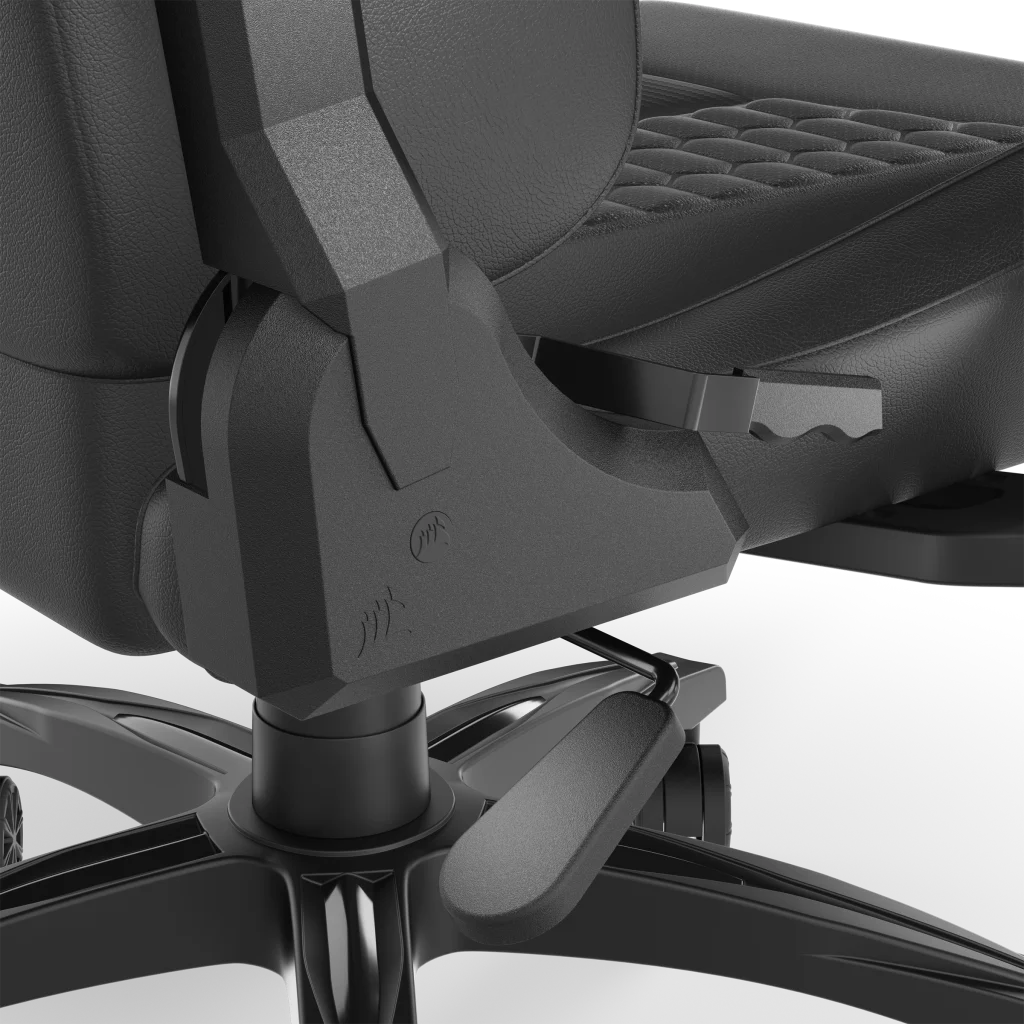 TC100 RELAXED Gaming Chair - Leatherette Black/Black