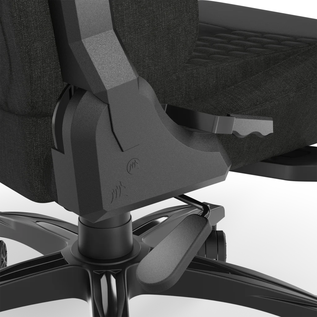 TC100 RELAXED Gaming Chair - Fabric Black/Black