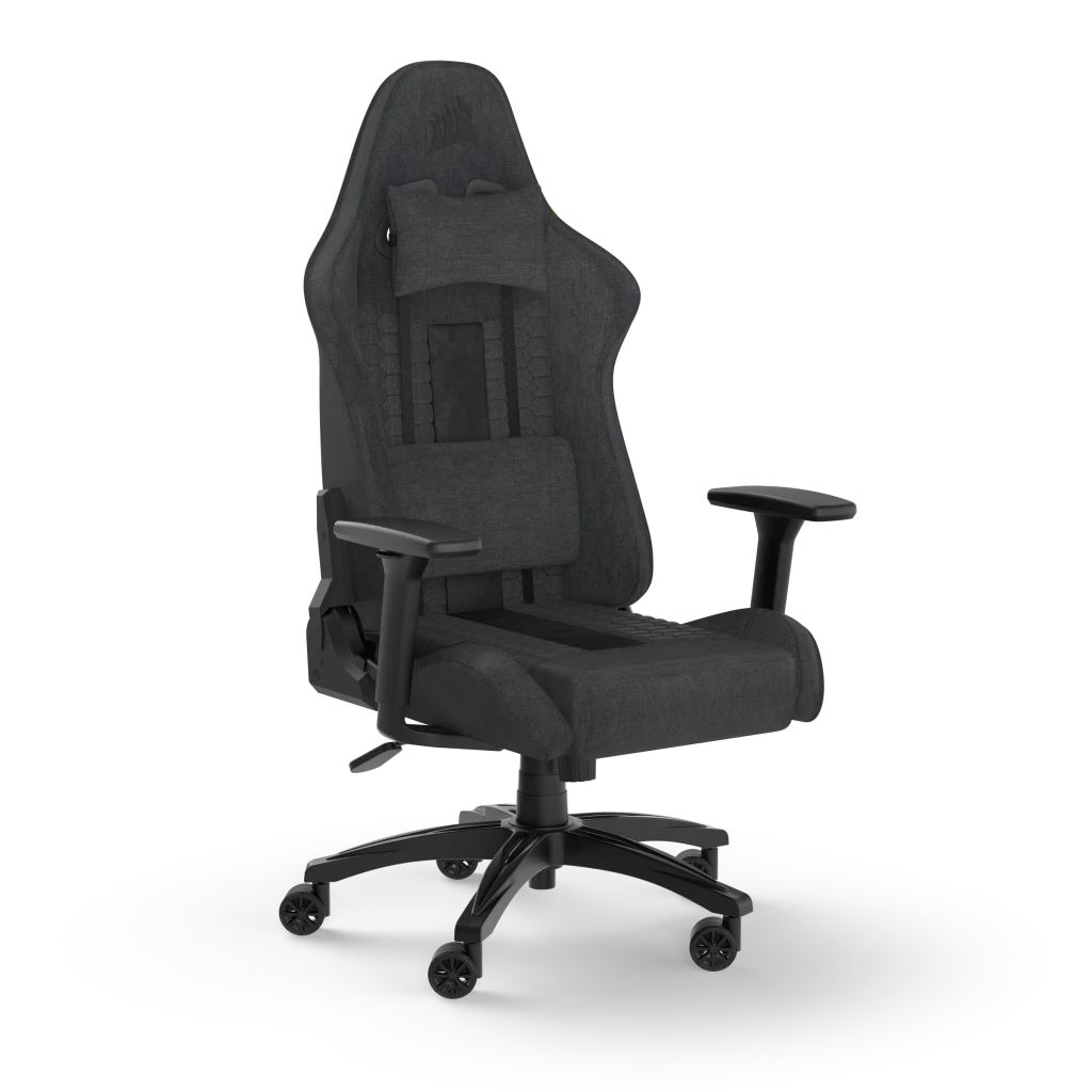 TC100 RELAXED Gaming Chair - Fabric Black/Grey