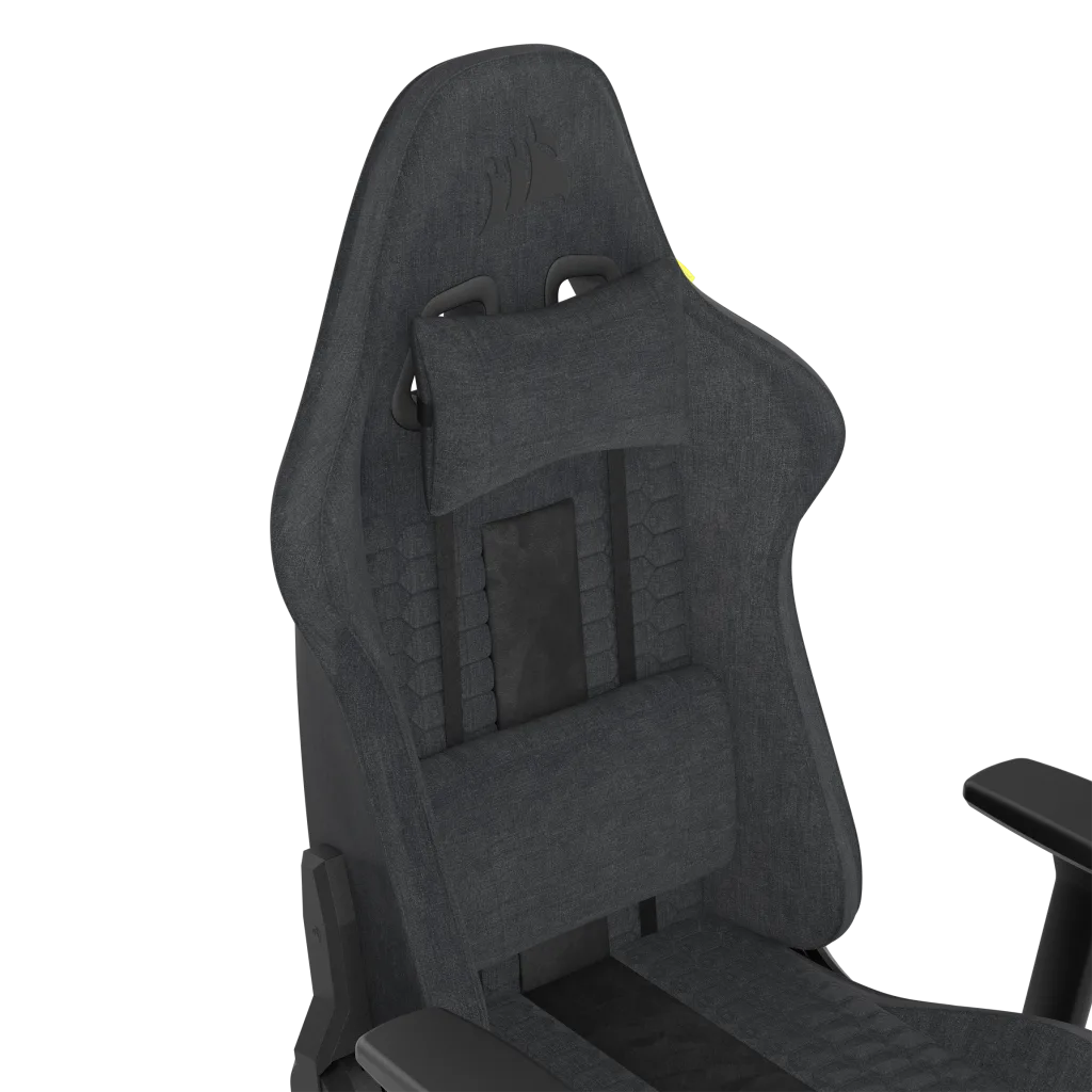 TC100 RELAXED Gaming Chair - Fabric Black/Grey