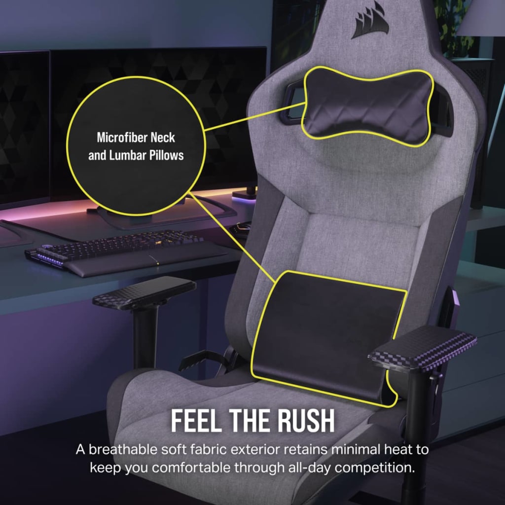 Gaming clearance chair cushions