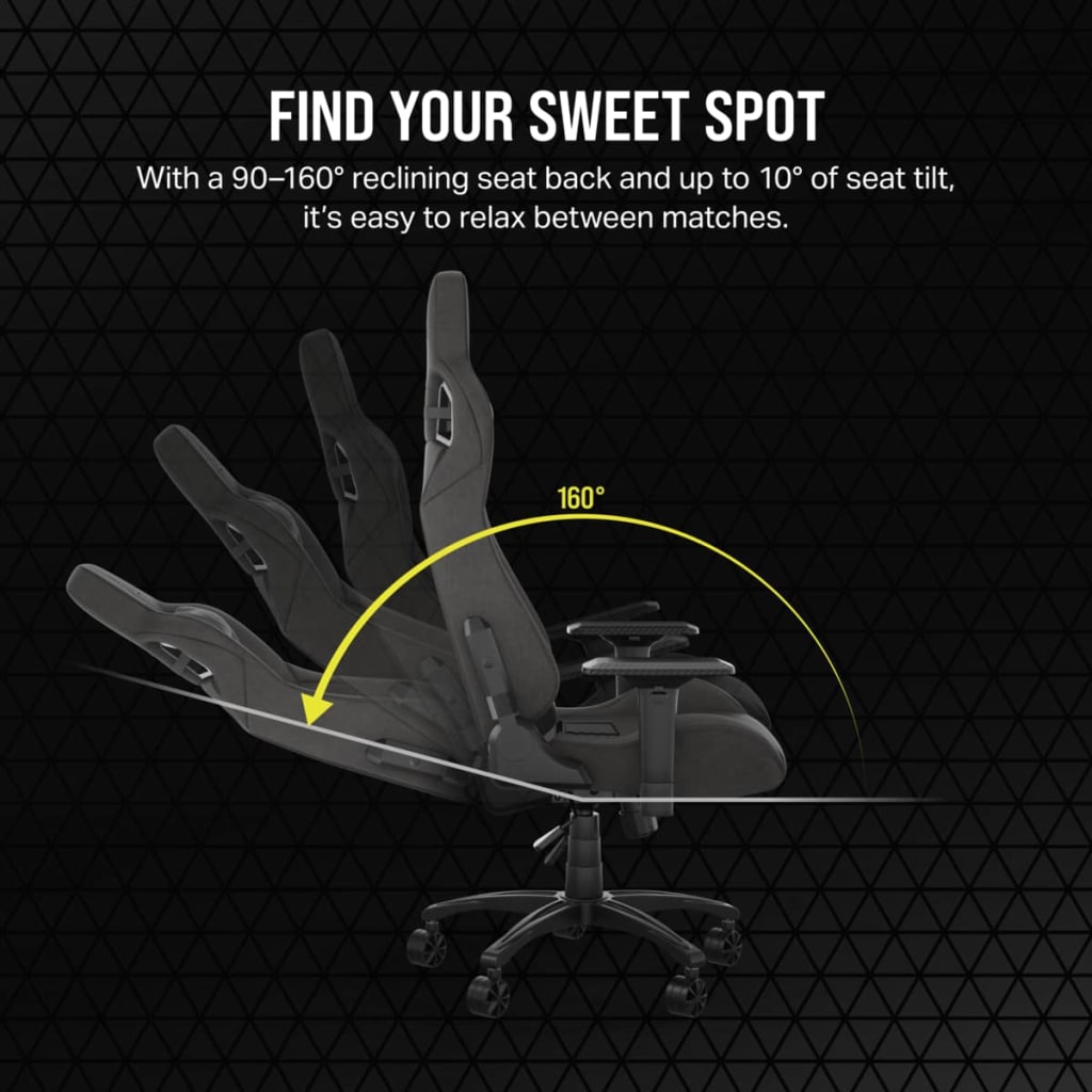 CORSAIR T3 RUSH gaming chair lets you sit back and relax during gameplay »  Gadget Flow
