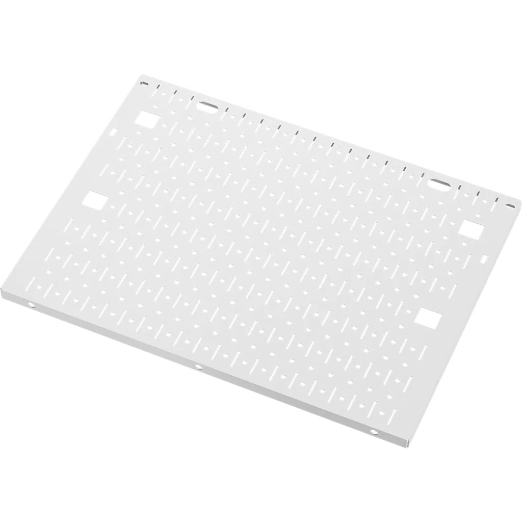 Platform Series White Pegboard for Side Mount