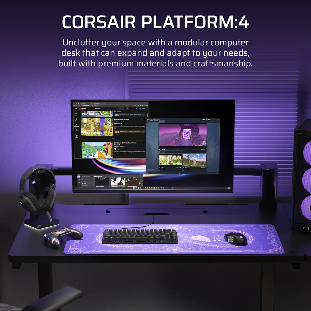 Platform:4 Desk - Black