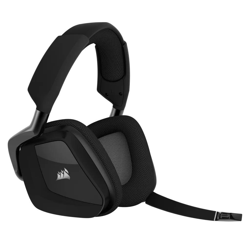 Corsair void pro gaming hotsell 7.1 rgb wireless negros