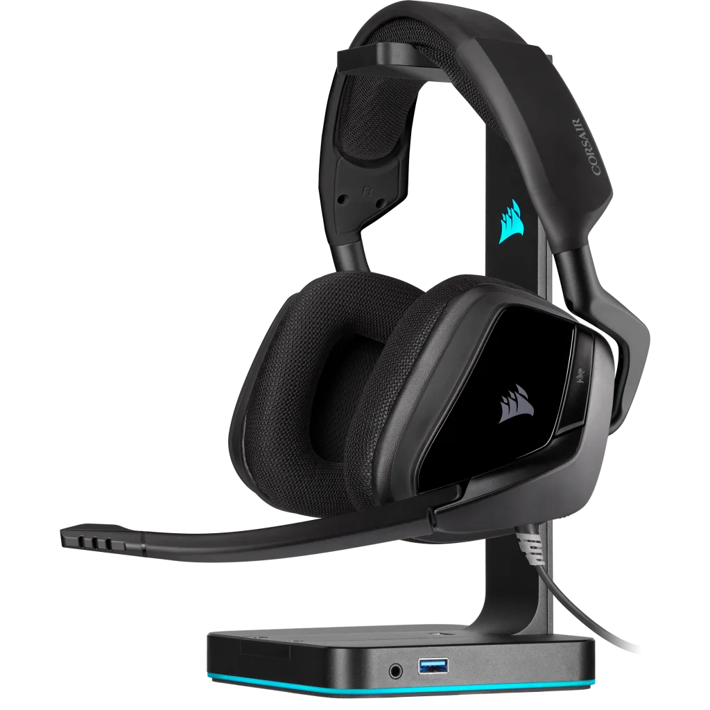  Buy CORSAIR ST100 RGB Premium Headset Stand with 7.1
