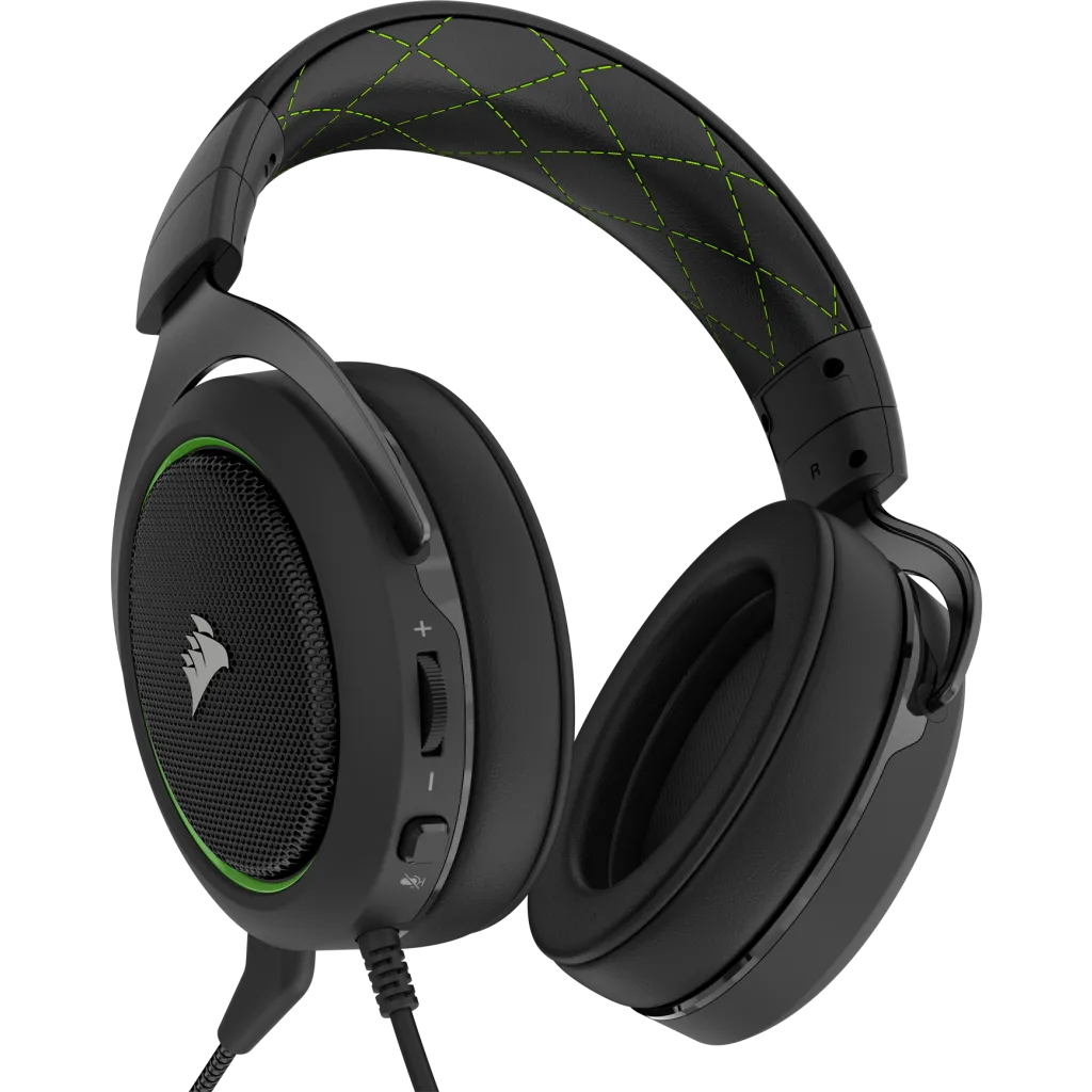 HS50 Stereo Gaming Headset Green