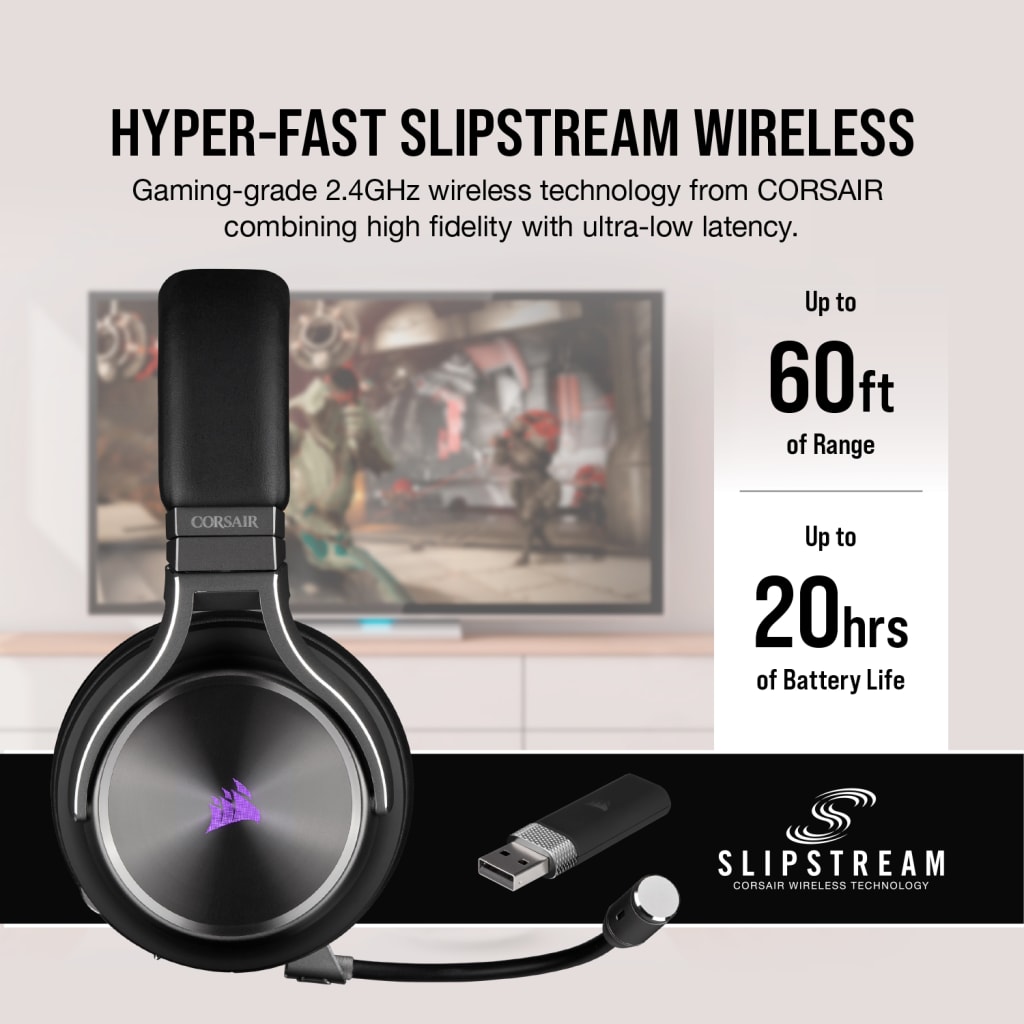 VIRTUOSO RGB WIRELESS SE High-Fidelity Gaming Headset — Gunmetal