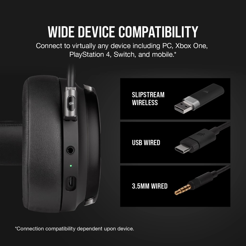 VIRTUOSO RGB WIRELESS High-Fidelity Gaming Headset — Carbon (EU)