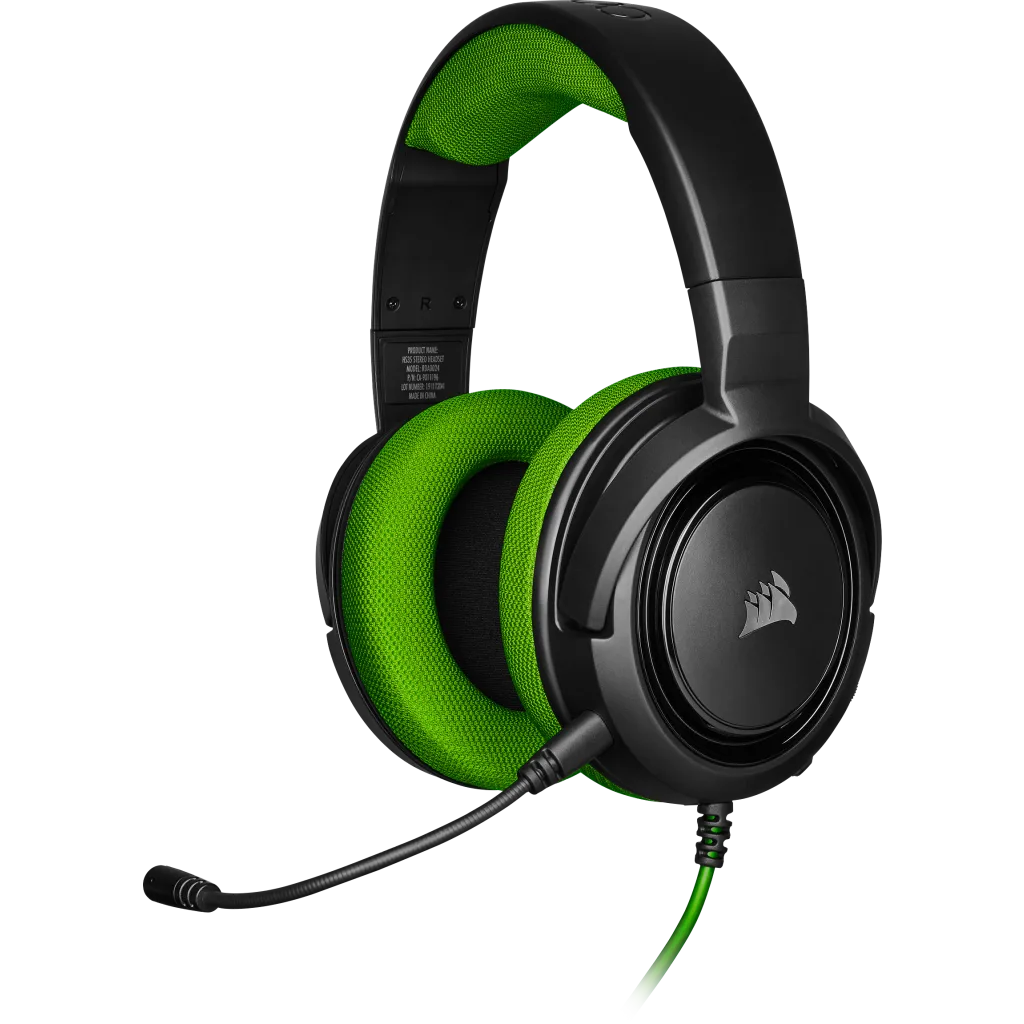 Image showcasing HS35 Stereo Gaming Headset — Green (AP)