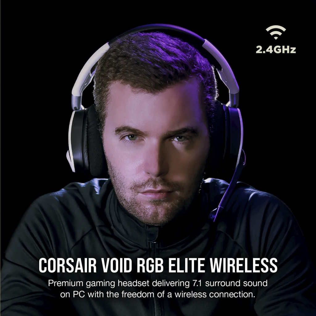 VOID RGB ELITE - Corsair - Blanco - Auriculares Gamer