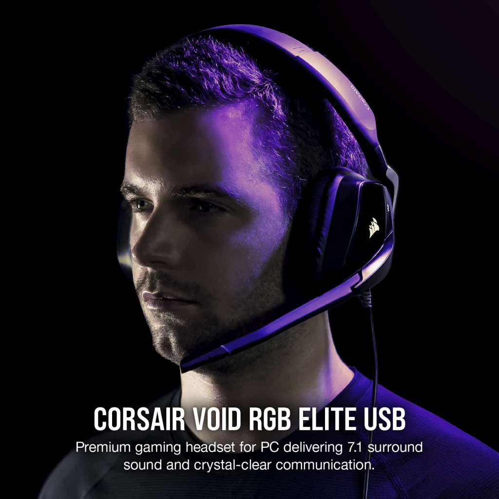 Corsair Gaming VOID RGB ELITE USB Blanc - MICRO-Casque 
