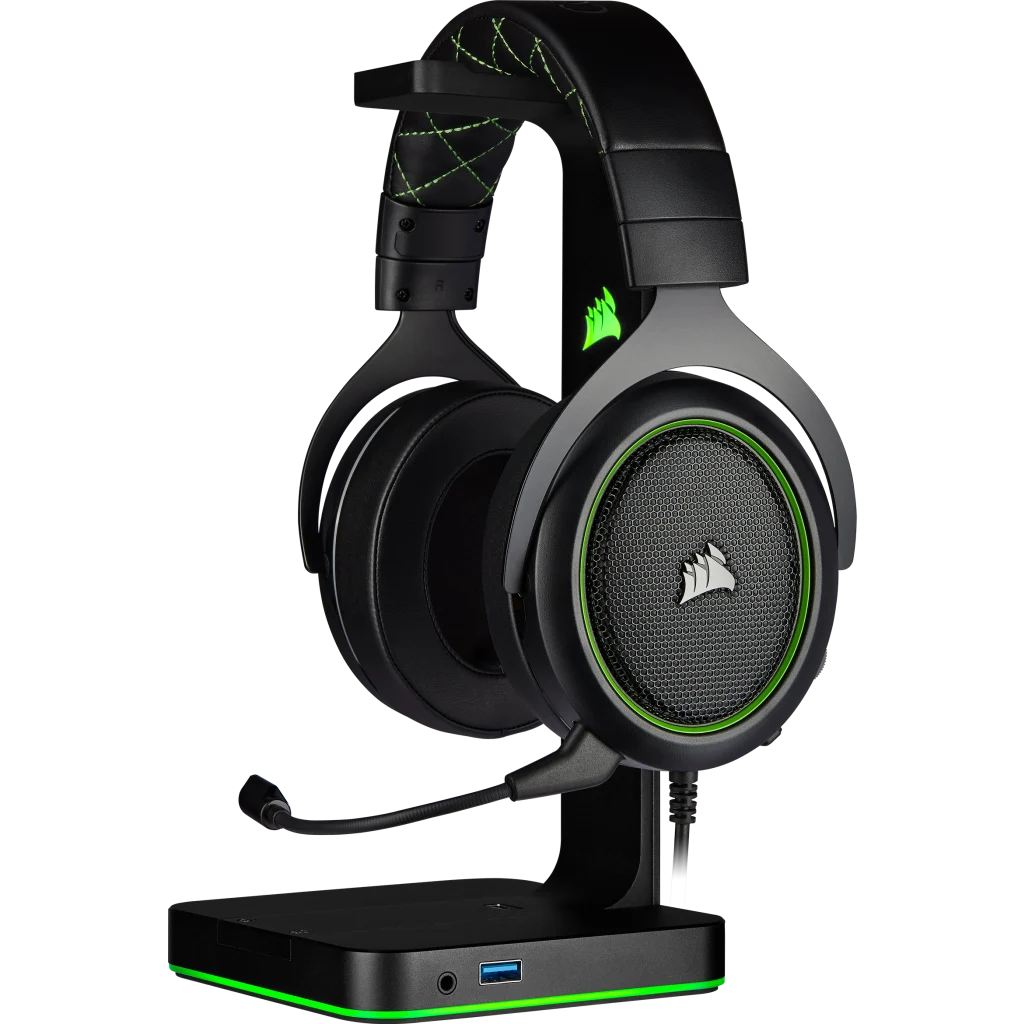 HS50 PRO STEREO Gaming Headset — Green (AP)