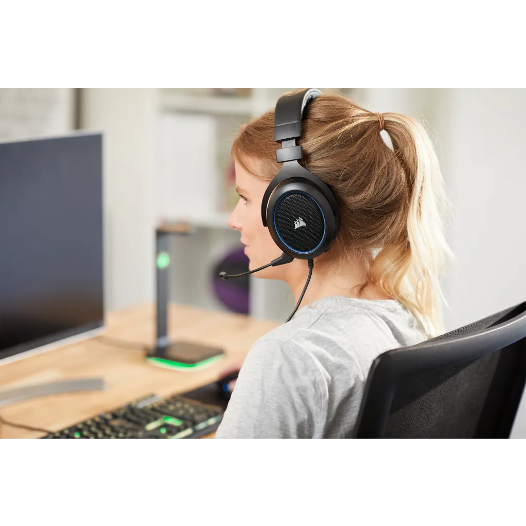 Corsair hs50 hotsell pro stereo blue