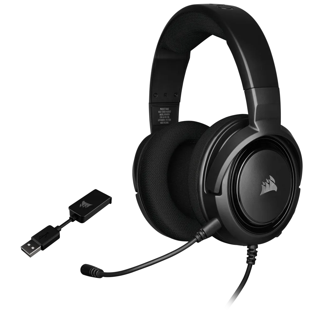 HS45 SURROUND Gaming Headset — Carbon (AP)