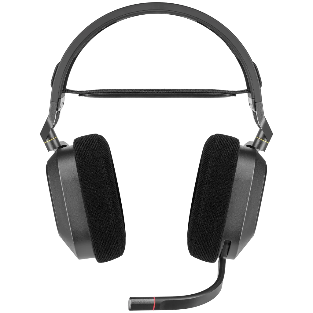 Gaming headset Corsair HS80 RGB USB carbón - Versus Gamers