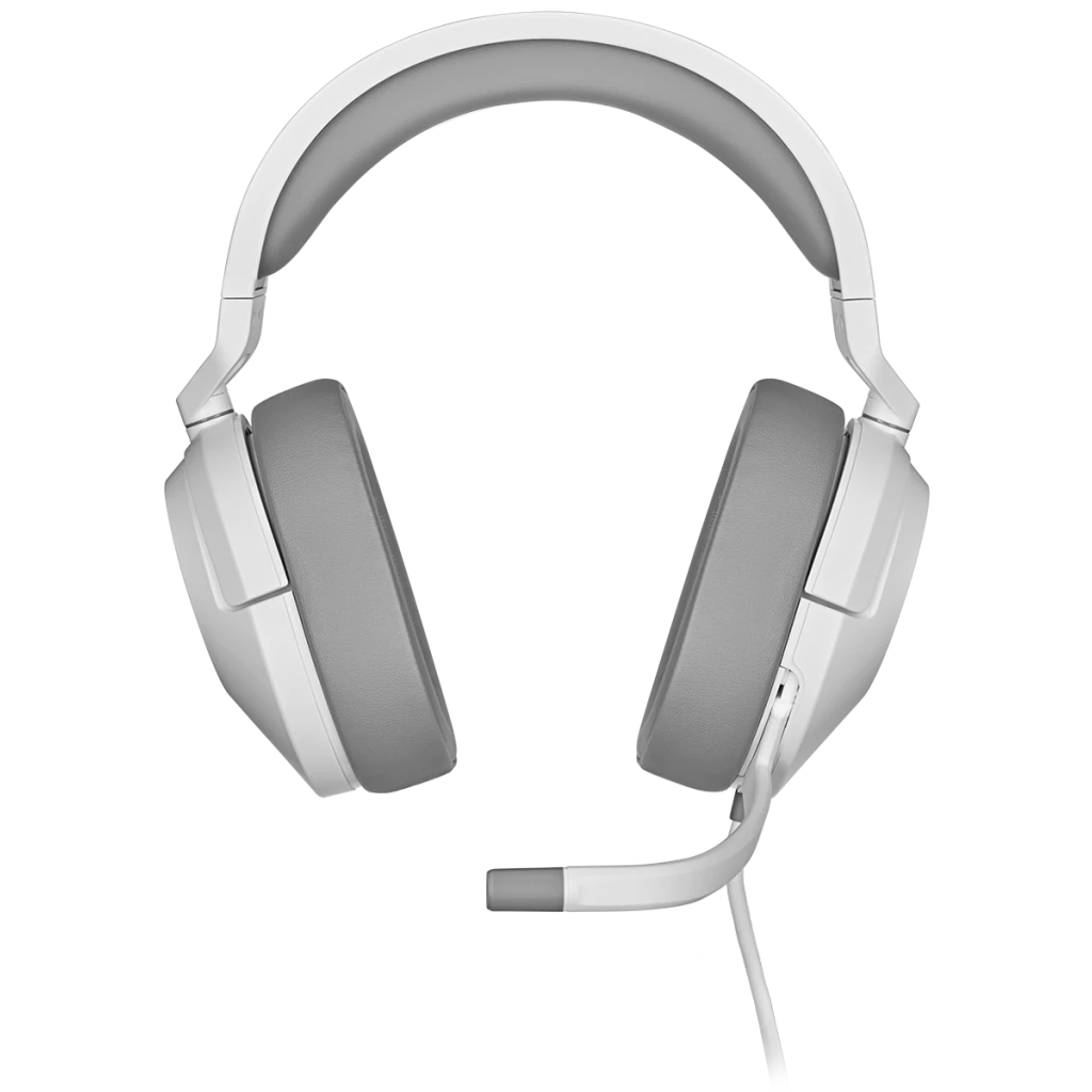 Corsair HS55 STEREO Wired Gaming Headset - White (EU) thumbnail 8
