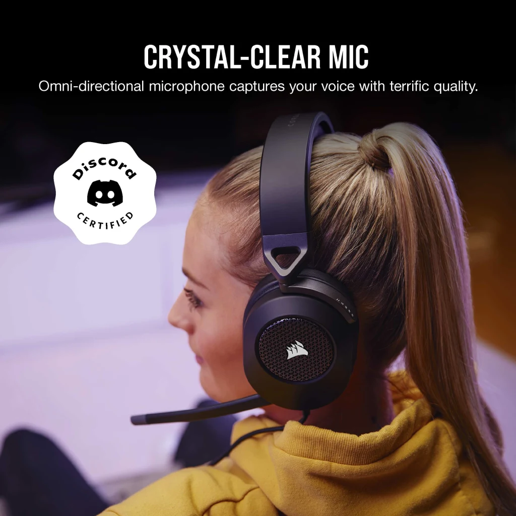 HS65 SURROUND Wired Gaming Headset — Carbon (AP)