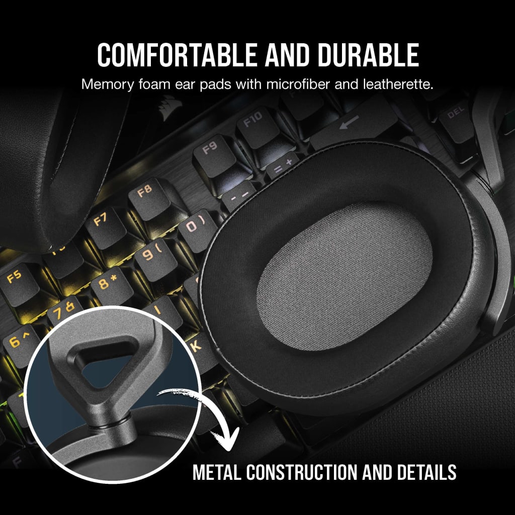 HS65 SURROUND Wired Gaming Headset — Carbon (AP)