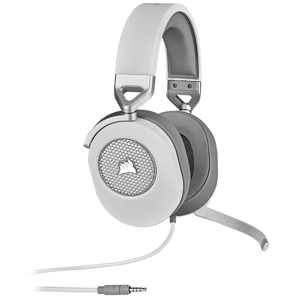 HS65 SURROUND Wired Gaming Headset — White