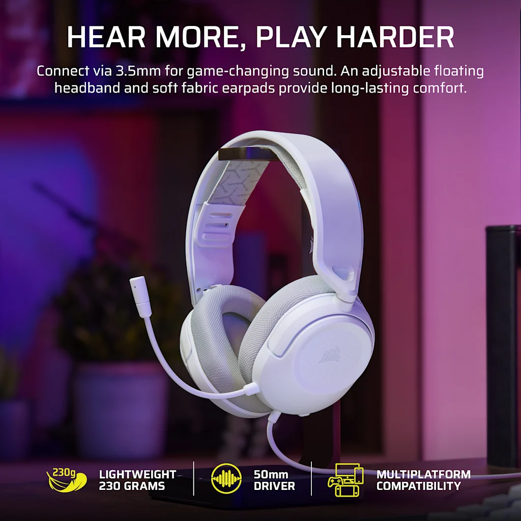 有線ゲーミングヘッドセット | USB ゲーミングヘッドフォン | CORSAIR