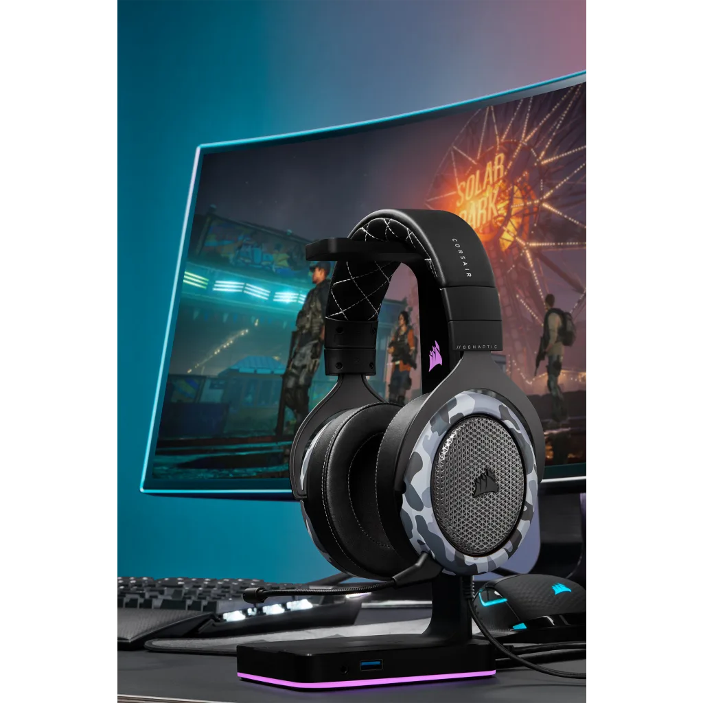 Stereo Gaming HS60 Bass Headset Haptic HAPTIC with